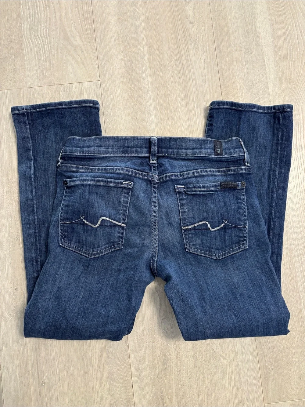 🔥BUNDLESALE Ladies 27 7 For All Mankind Crop Flare Jeans